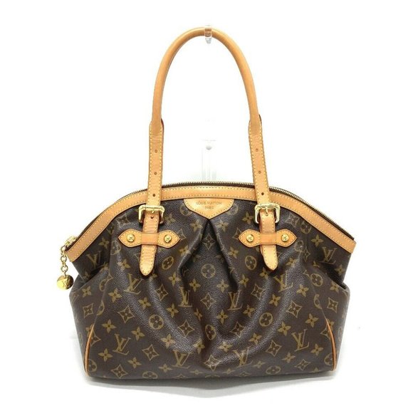 AUTHENTIC LOUIS VUITTON M40144 Monogram TivoliGM Semi-Shoulder Hand Bag Brown - Picture 1 of 6